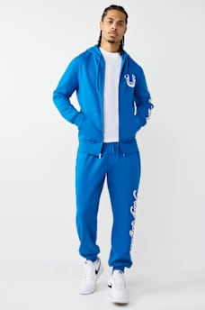 DIAGONAL LOGO ZIP HOODIE, image 5