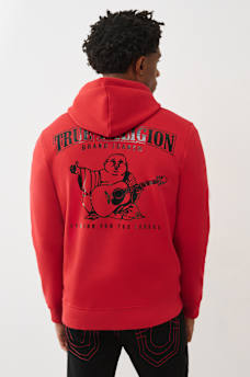 GLOSSY ARCHED LOGO ZIP HOODIE, image 5