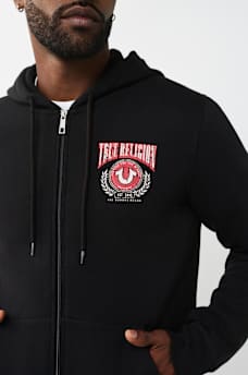 SUDADERA CON CAPUCHA Y CIERRE CON HERRADURA COLLEGE, image 4