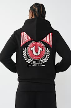 SUDADERA CON CAPUCHA Y CIERRE CON HERRADURA COLLEGE, image 5