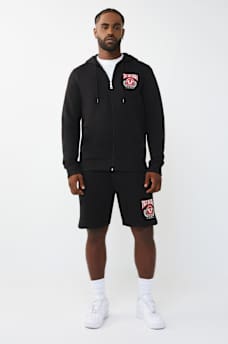 SUDADERA CON CAPUCHA Y CIERRE CON HERRADURA COLLEGE, image 6