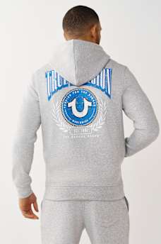 COLLEGE HORSESHOE ZIP HOODIE, image 5