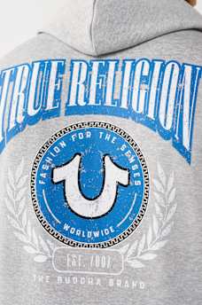 COLLEGE HORSESHOE ZIP HOODIE, image 1