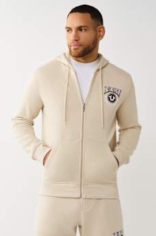 COLLEGE HORSESHOE ZIP HOODIE