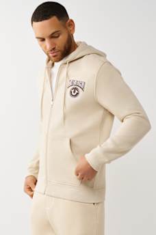 COLLEGE HORSESHOE ZIP HOODIE