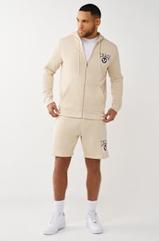 COLLEGE HORSESHOE ZIP HOODIE
