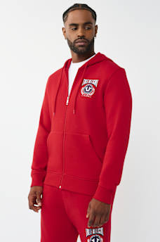 COLLEGE HORSESHOE ZIP HOODIE, image 3