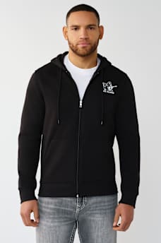 FASHION SENSES LOGO ZIP HOODIE, image 2