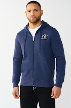 FASHION SENSES LOGO ZIP HOODIE, image 2