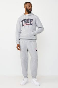 LOGO COLLEGE PULLOVER HOODIE, image 5