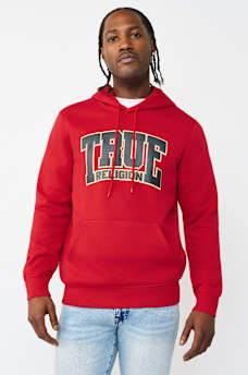 LOGO COLLEGE PULLOVER HOODIE, image 2