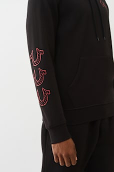 SUDADERA CON CAPUCHA ESTILO PUL&Oacute;VER CON HERRADURA RELLENA, image 5