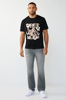 MULTI-HORSESHOE PUFF PRINT GRAPHIC TEE, image 5