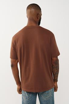 CAMISETA GR&Aacute;FICA CON ESTAMPADO EN RELIEVE DE VARIAS HERRADURAS