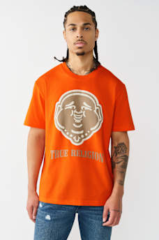PUFF PRINT BUDDHA FACE TEE, image 2