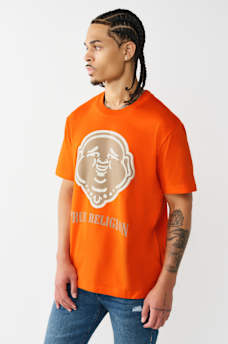 PUFF PRINT BUDDHA FACE TEE, image 3
