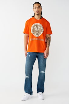 PUFF PRINT BUDDHA FACE TEE, image 5