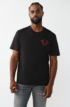 CAMISETA CON GR&Aacute;FICO DE HERRADURA RELLENA CON LETRAS, image 2