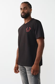 CAMISETA CON GR&Aacute;FICO DE HERRADURA RELLENA CON LETRAS, image 3