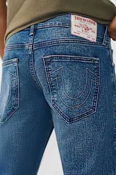 JEANS RECTOS RICKY CON RASGADOS REPARADOS, image 2