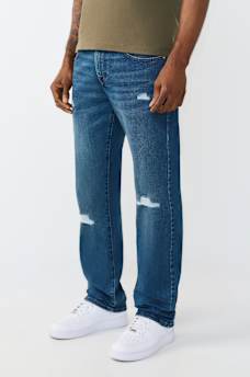 JEANS RECTOS RICKY CON RASGADOS REPARADOS, image 3