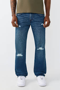 JEANS RECTOS RICKY CON RASGADOS REPARADOS, image 1