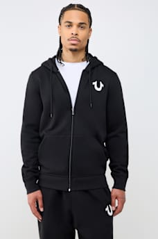 RETRO HORSESHOE ZIP HOODIE
