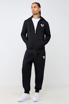 RETRO HORSESHOE ZIP HOODIE