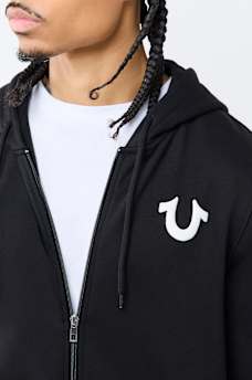 RETRO HORSESHOE ZIP HOODIE