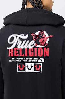 RETRO HORSESHOE ZIP HOODIE