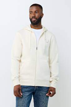 RETRO HORSESHOE ZIP HOODIE