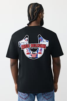 ABSTRACT HORSESHOE TEE
