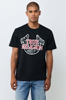 HORSESHOE FILLED ALLOVER PRINT TEE