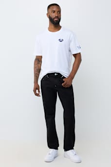GENO LADDER STITCH FLAP SLIM JEAN