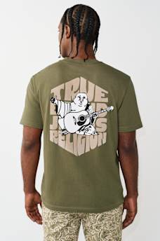 HEXAGON BUDDHA GRAPHIC TEE, image 1