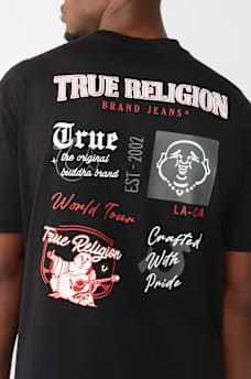 MULTI-LOGO APPLIQU&Eacute;  TEE, image 1