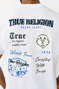 MULTI-LOGO APPLIQU&Eacute;  TEE, image 1