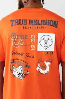 MULTI-LOGO APPLIQU&Eacute;  TEE, image 1