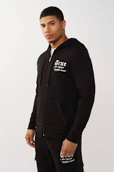 MULTI-LOGO APPLIQU&Eacute; ZIP HOODIE, image 3