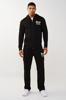 MULTI-LOGO APPLIQU&Eacute; ZIP HOODIE, image 6
