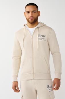 MULTI-LOGO APPLIQU&Eacute; ZIP HOODIE, image 2