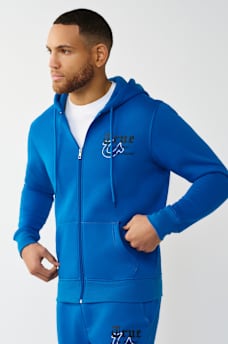 MULTI-LOGO APPLIQU&Eacute; ZIP HOODIE, image 3