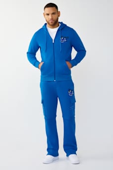 MULTI-LOGO APPLIQU&Eacute; ZIP HOODIE, image 6