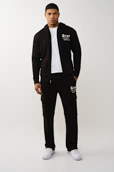 LOGO CARGO STRAIGHT LEG SWEATPANT, image 6