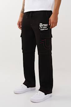 LOGO CARGO STRAIGHT LEG SWEATPANT, image 1
