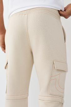 LOGO CARGO STRAIGHT LEG SWEATPANT, image 2