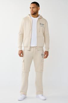 LOGO CARGO STRAIGHT LEG SWEATPANT, image 6