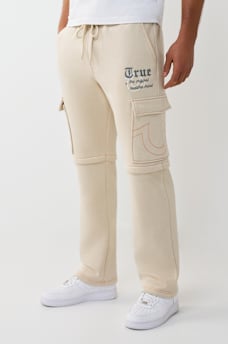 LOGO CARGO STRAIGHT LEG SWEATPANT, image 1