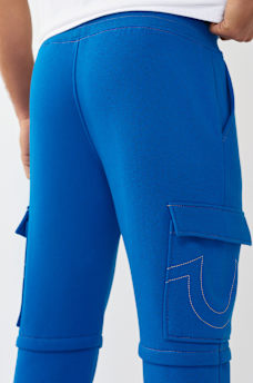 LOGO CARGO STRAIGHT LEG SWEATPANT, image 2