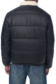 SHERPA COLLAR PUFFER JACKET
